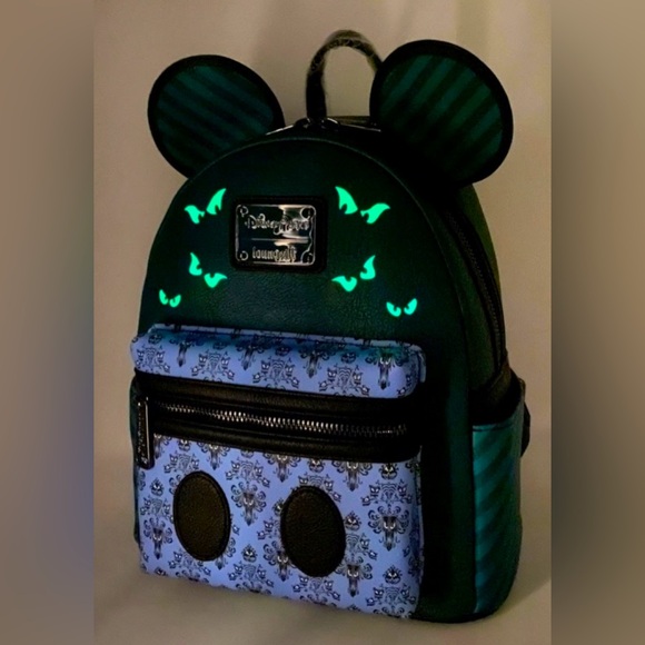 Rare Loungefly X Disney Limited Edition Haunted Mansion Backpack NWT - Picture 1 of 3